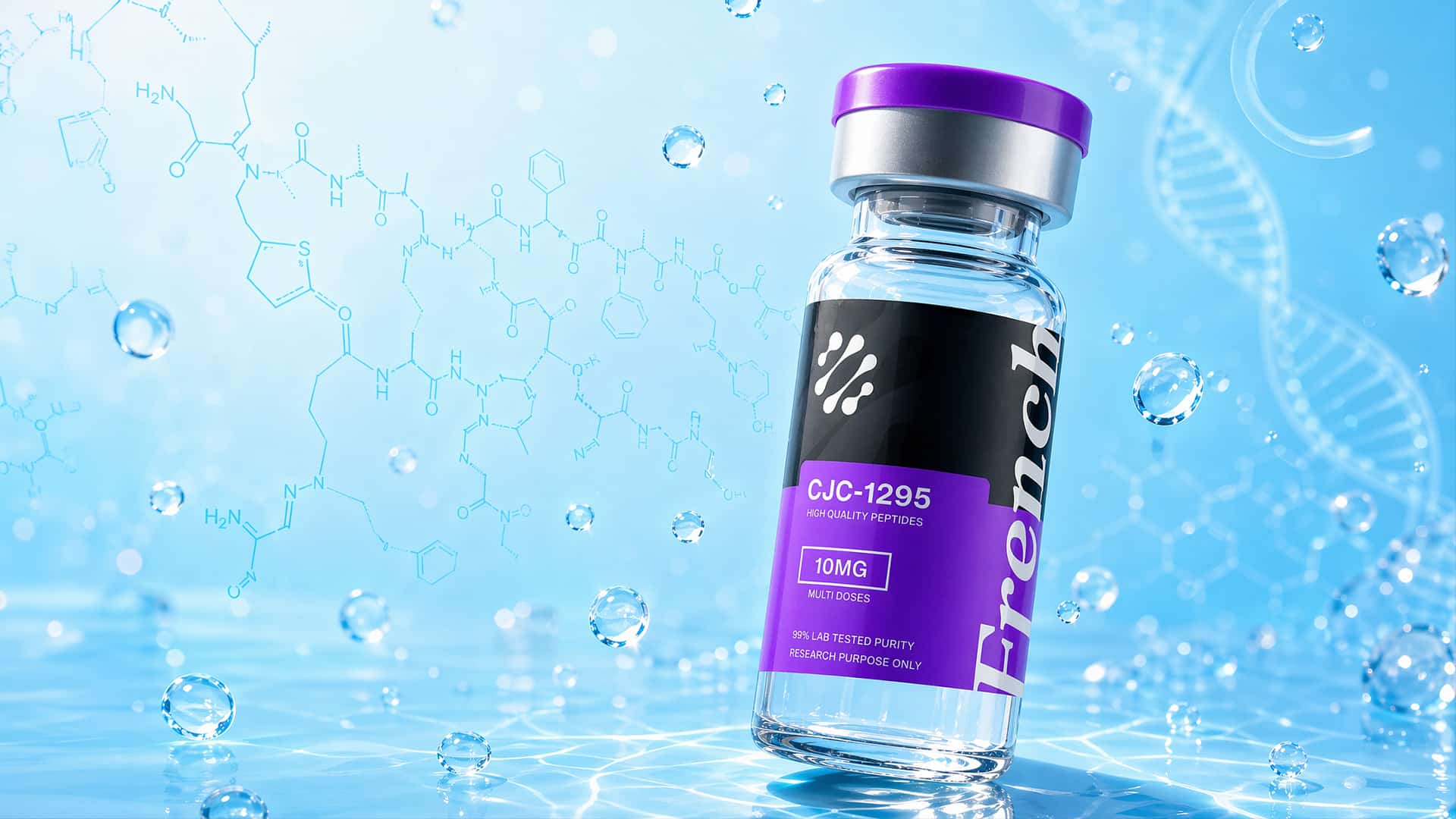 Acheter CJC-1295 DAC France — flacon peptide GHRH analogue pureté HPLC French Peptides
