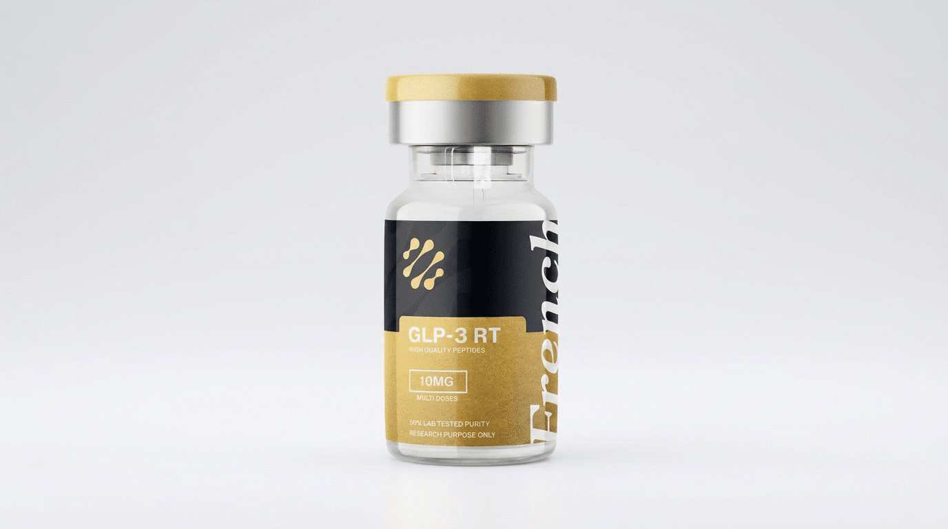 Acheter du rétatrutide en France, flacon GLP-3 RT French Peptides, pureté ≥99 % HPLC