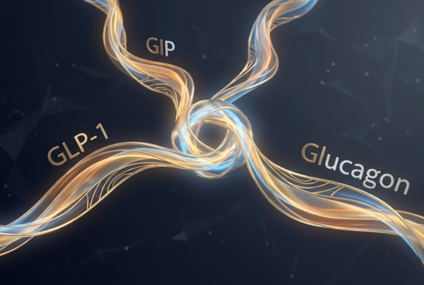 Mécanisme triple agoniste GLP-1 GIP glucagon du rétatrutide, recherche, French Peptides